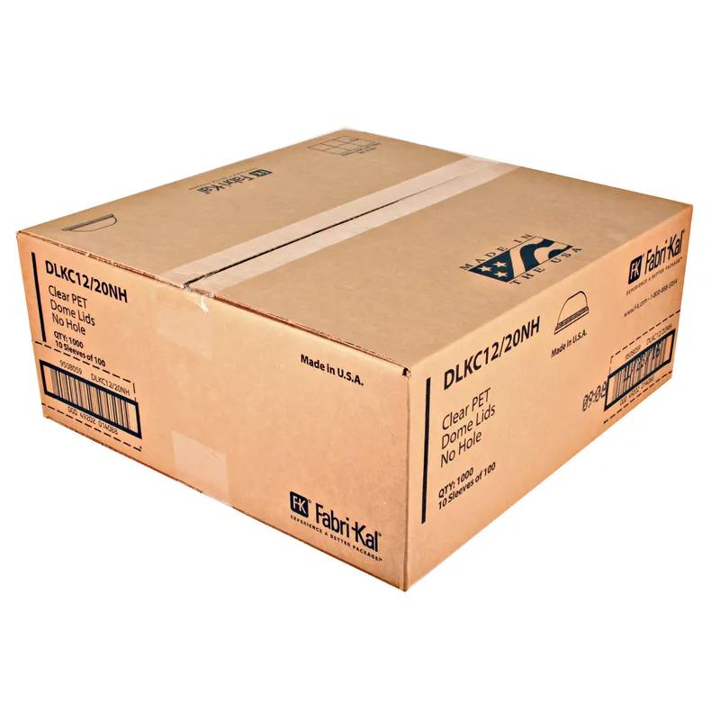 Kal-Clear Lid Dome 3.8X1.6 IN PET Clear For Cold Cup No Hole 1000/Case