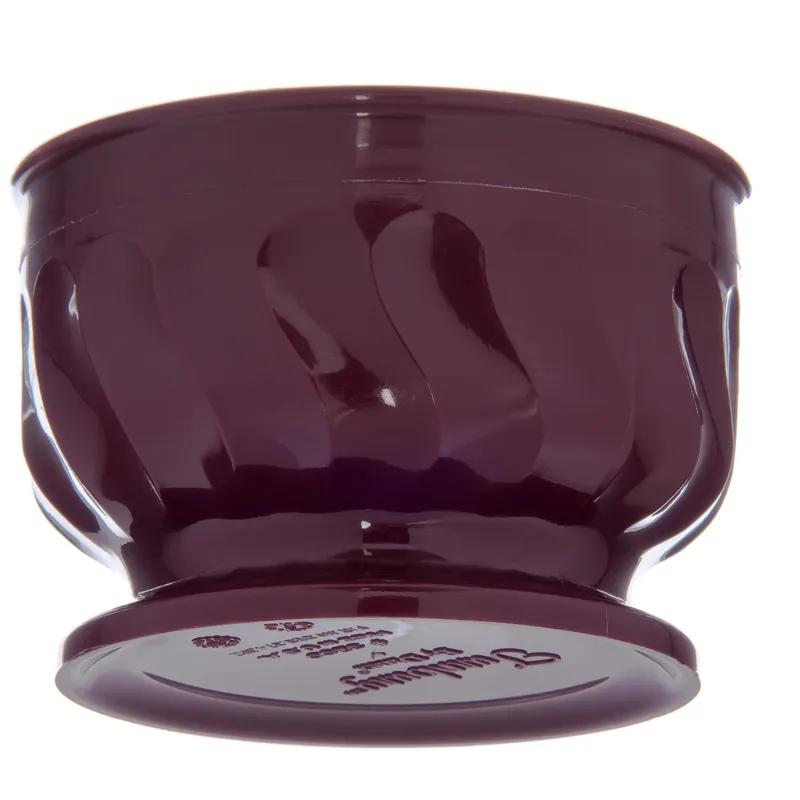 Dinex® Turnbury® Bowl 3.50X2.38 IN 5 FLOZ PP Cranberry Pedestal Base Insulated 48/Case