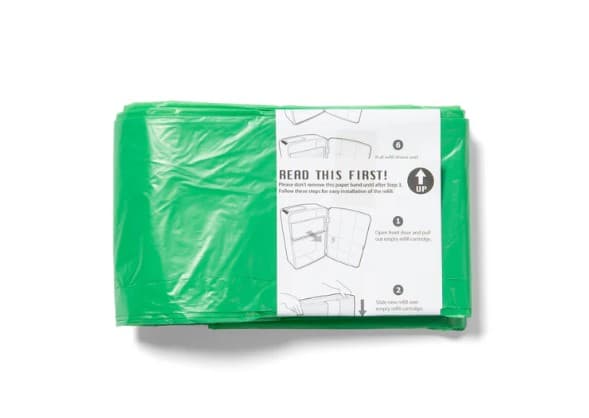 Menstrual Care Disposal Bag Aunt Flow Disposal Unit 2 GAL Green Plastic Continuous Liner 320/Case