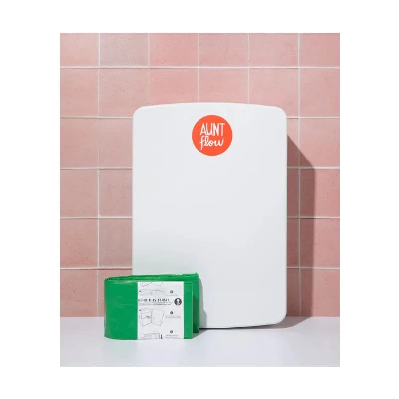 Menstrual Care Disposal Bag Aunt Flow Disposal Unit 2 GAL Green Plastic Continuous Liner 320/Case