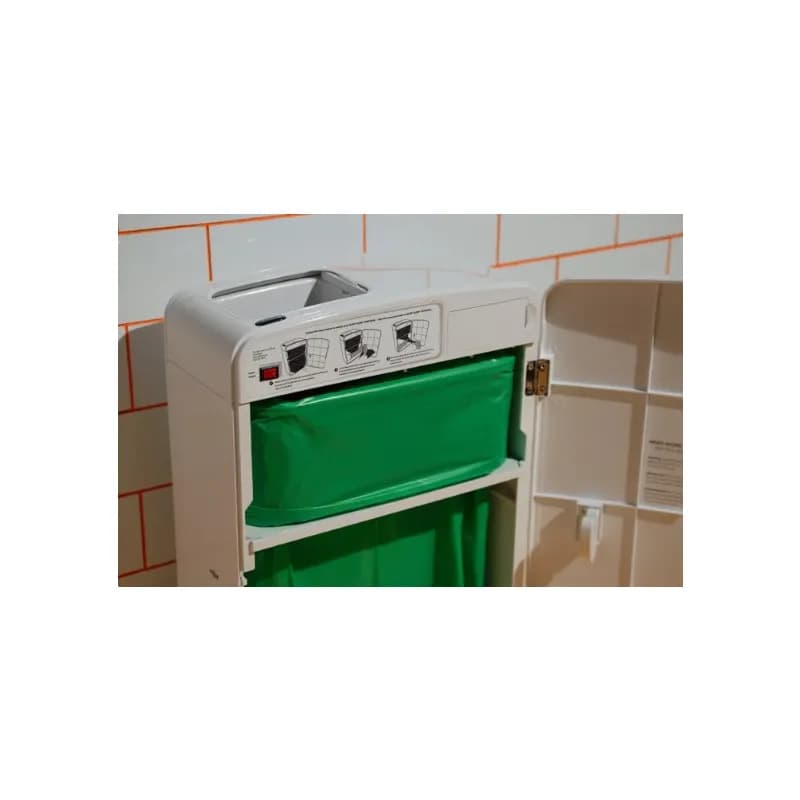 Menstrual Care Disposal Bag Aunt Flow Disposal Unit 2 GAL Green Plastic Continuous Liner 320/Case