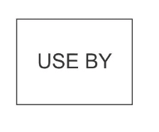 Use By Label 112000CT 14000/Pack