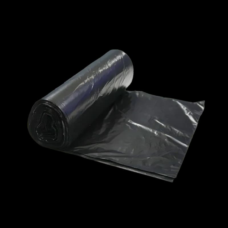 Victoria Bay Can Liner 33X44 IN 30-35 GAL Black Plastic 0.65MIL 25 Count/Roll 10 Rolls/Case