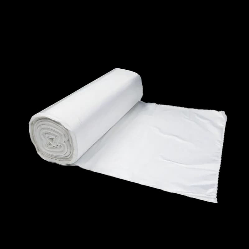 Victoria Bay Can Liner 43X46 IN 45-50 GAL Clear Plastic 0.9MIL 20 Count/Roll 5 Rolls/Case