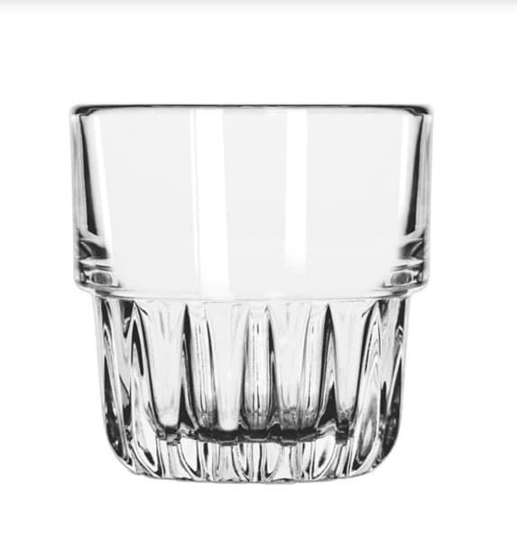 Everest Beverage Glass 7 OZ Glass Clear Stackable 36/Case