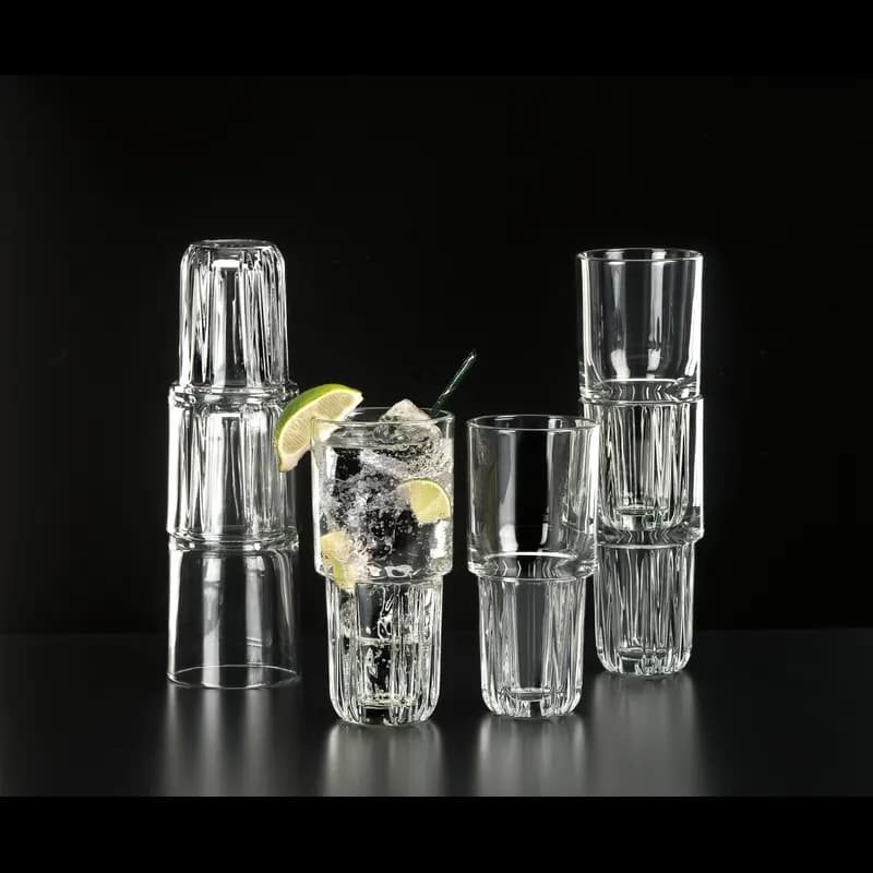Everest Beverage Glass 7 OZ Glass Clear Stackable 36/Case