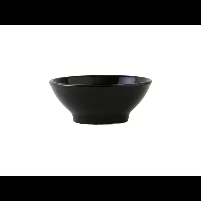 Decorated Collection Ramen Bowl 6.75 IN 25 OZ China Black Round Fully Vitrified Glossy 12/Case