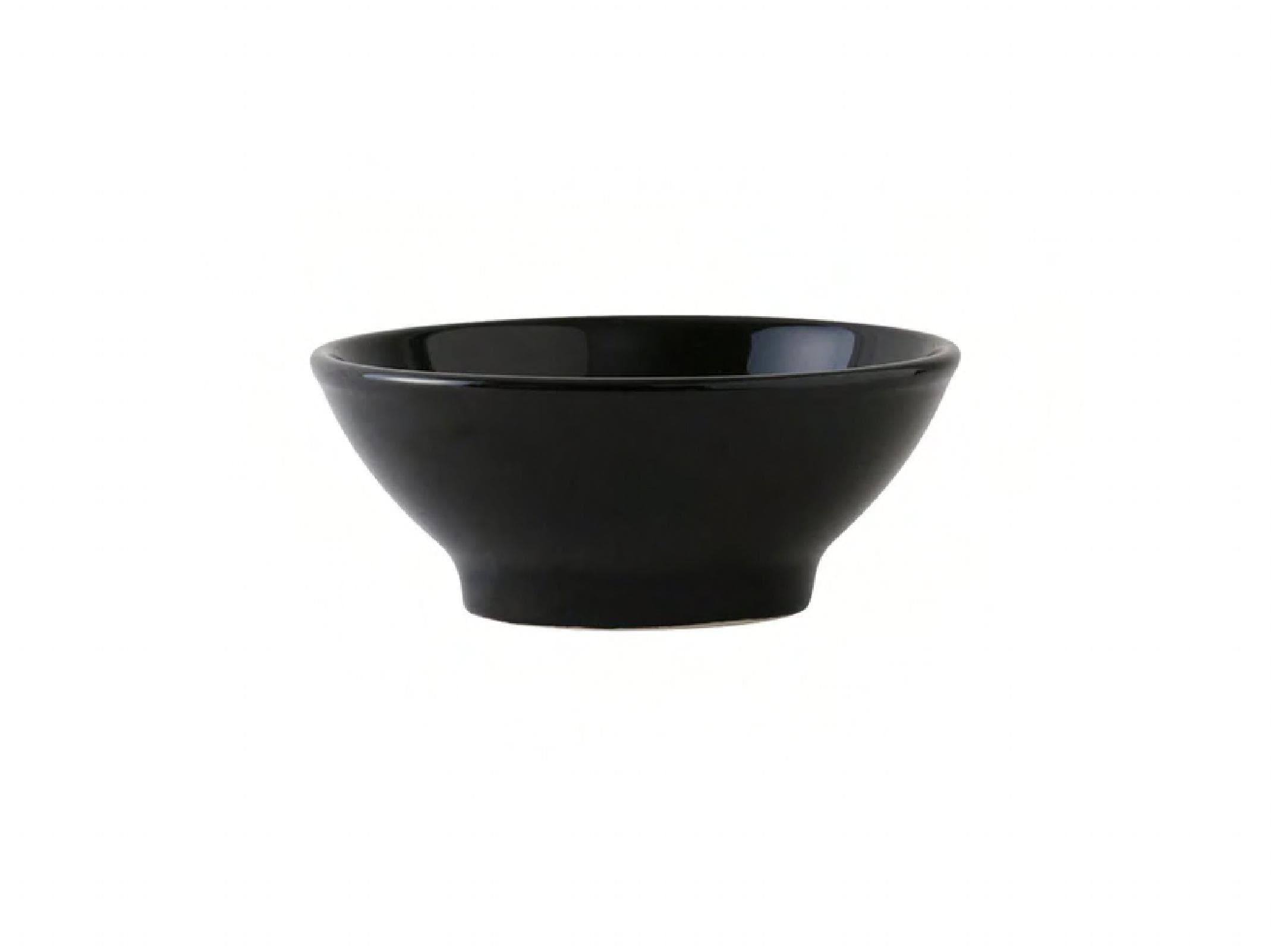 Decorated Collection Ramen Bowl 6.75 IN 25 OZ China Black Round Fully Vitrified Glossy 12/Case