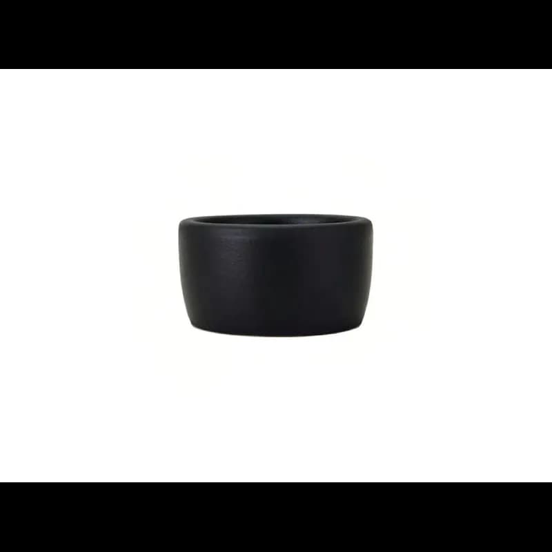 Zion - Pipkin Ramekin 2.5 IN 2 OZ China Matte Black Round Fully Vitrified 48/Case