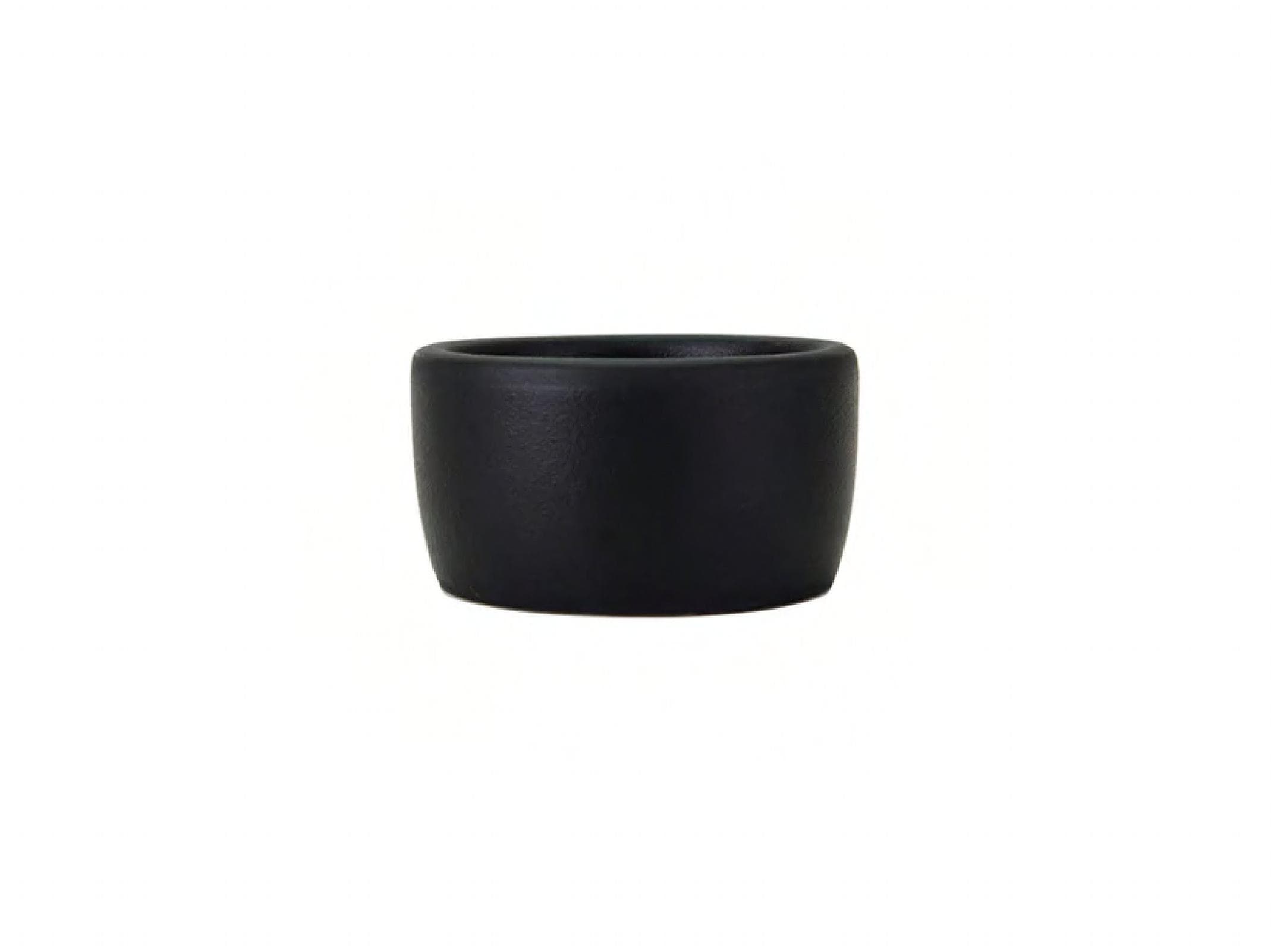 Zion - Pipkin Ramekin 2.5 IN 2 OZ China Matte Black Round Fully Vitrified 48/Case