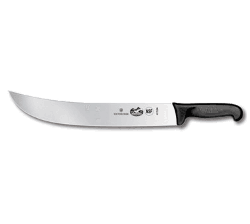 Cimeter Knife 14 IN Stainless Steel Black Handle Dishwasher Safe 1/Each