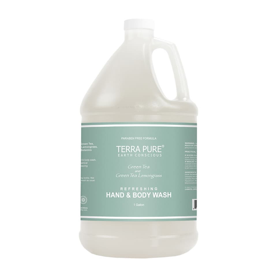 Terra Pure Body Wash 1 GAL Green Tea Lemongrass 4/Case