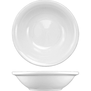 Dover™ Fruit Bowl 4.88X1.25 IN 5 OZ Porcelain European White Round 36/Case