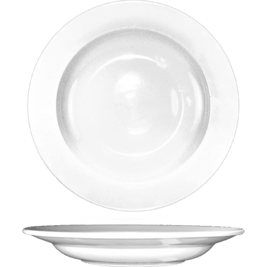 Dover™ Pasta Bowl 12X1.63 IN 20 OZ Porcelain European White Round 12/Case