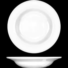 Dover™ Soup Bowl 9 IN 10 OZ Porcelain European White Round Rolled Edge Deep Rim 36/Case