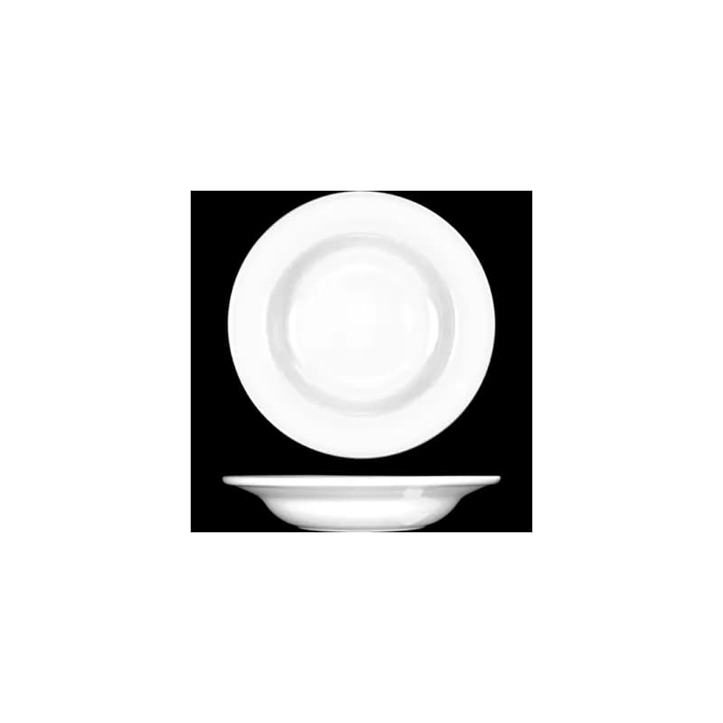Dover™ Soup Bowl 9 IN 10 OZ Porcelain European White Round Rolled Edge Deep Rim 36/Case