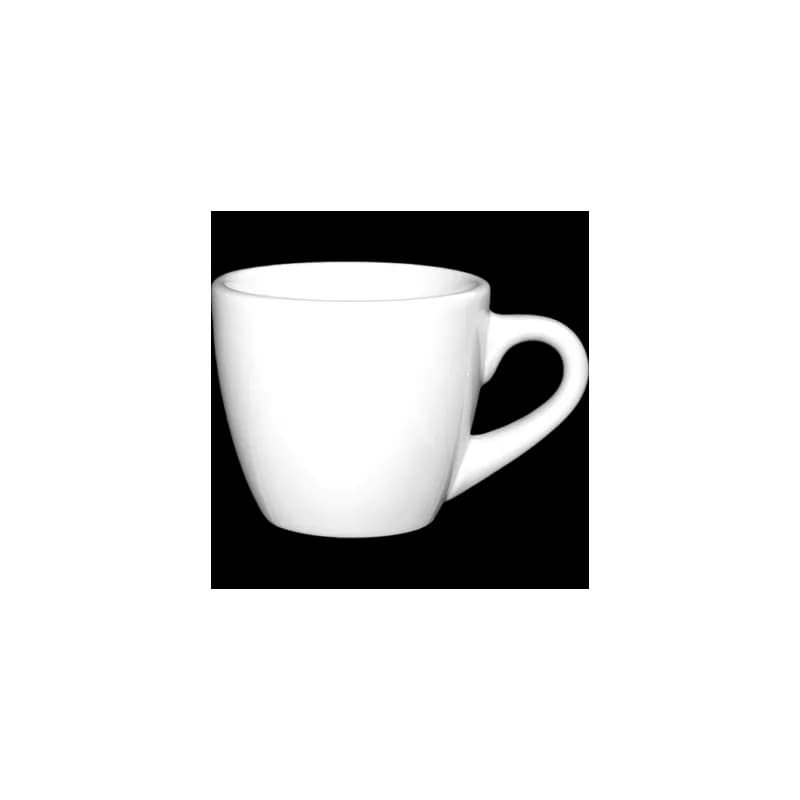 Dover™ Saucer 4.75 IN Porcelain European White Round Rolled Edge 36/Case