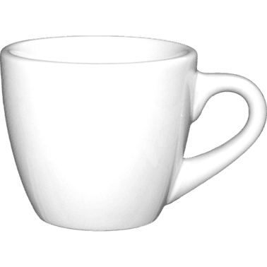 Dover™ Saucer 4.75 IN Porcelain European White Round Rolled Edge 36/Case