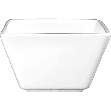 Elite™ Fruit Bowl 3.63X2.25 IN 7.5 OZ Porcelain Bright White Square 36/Case
