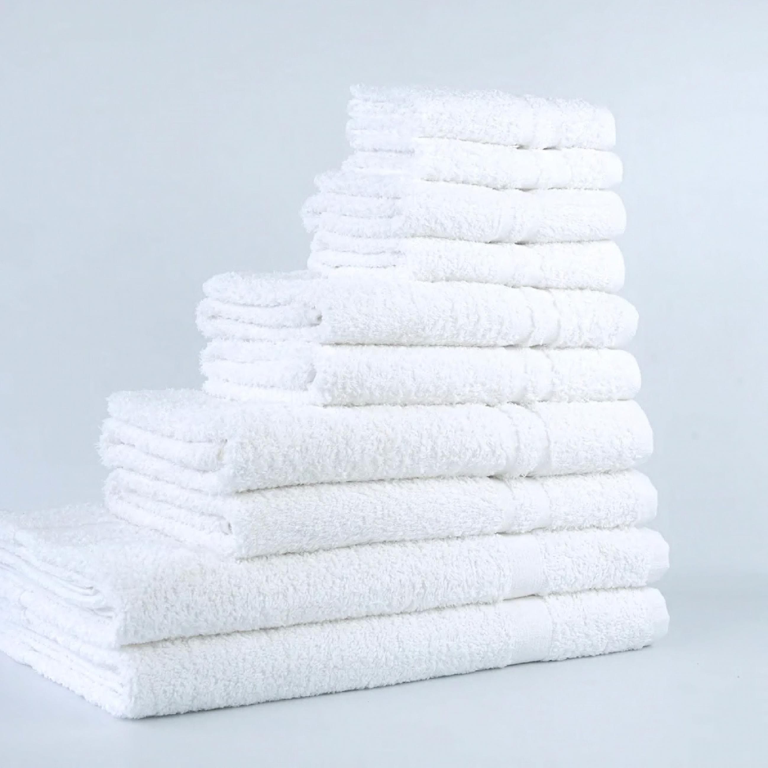 Washcloth 12X12 IN Cotton Ring Spun Platinum 12/Dozen