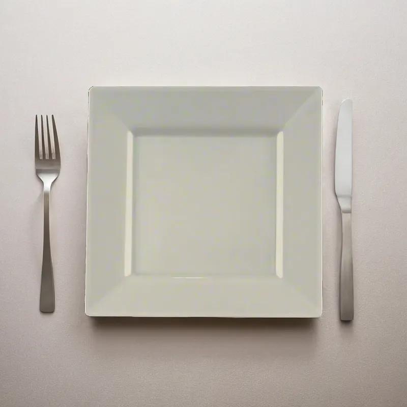 Plate 6.5 IN White Square 120/Case