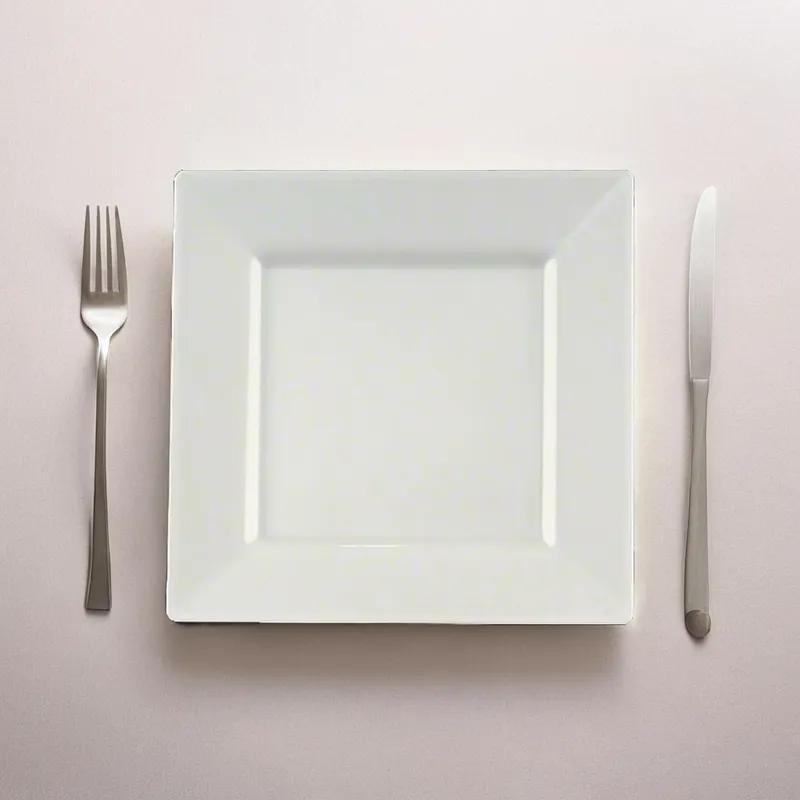 Plate 6.5 IN White Square 120/Case