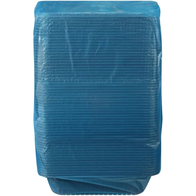 Catering Pan 1/2 Size 130 OZ 12.6X10.2X3.09 IN PP Black Rectangle 60/Case