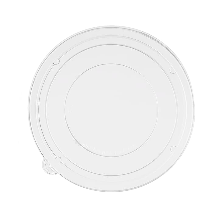 Lid Flat 6.25 IN PET Clear Round For 16 OZ Bowl 500/Case