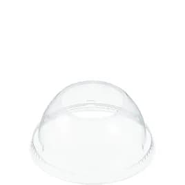 Dart® Lid Dome 3.9X1.69 IN OPS Clear For 12-24 OZ Cup With Hole 50 Count/Pack 20 Packs/Case 1000 Count/Case