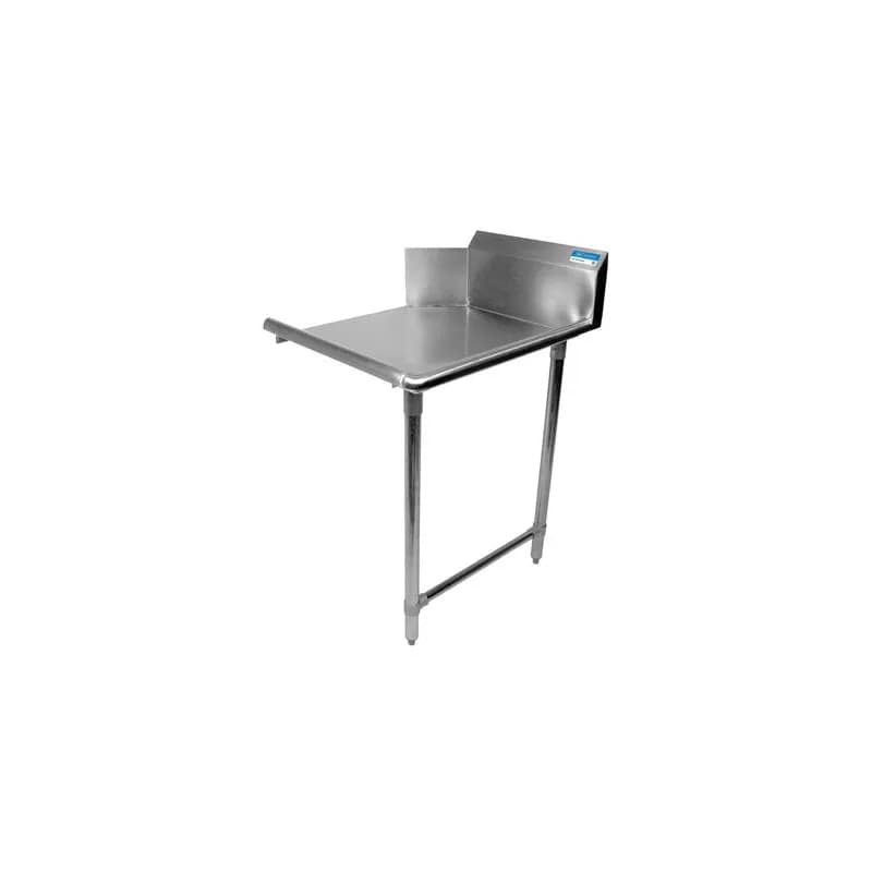 Dishtable 48 IN Stainless Steel Clean Left-To-Right Operation 10 IN H Backsplash 1/Each