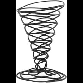 Basket 5X9 IN Steel Black Cone Bird's Nest 1/Each
