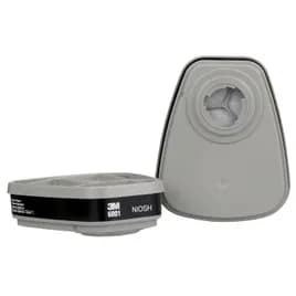 3M™ 6001 Respirator Vapor & Acid Gas Cartridge 4.2X3.4 IN 60/Case