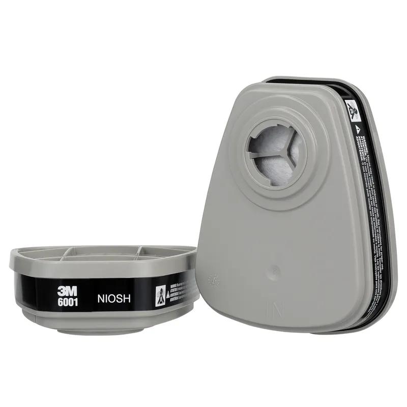 3M™ 6001 Respirator Vapor & Acid Gas Cartridge 4.2X3.4 IN 60/Case
