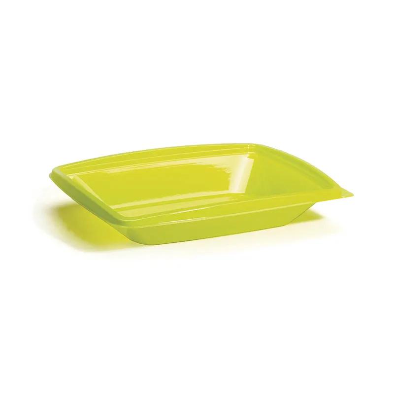 The BOTTLEBOX ® Take-Out Container Base 9X7.2X1.7 IN RPET Green 500/Case