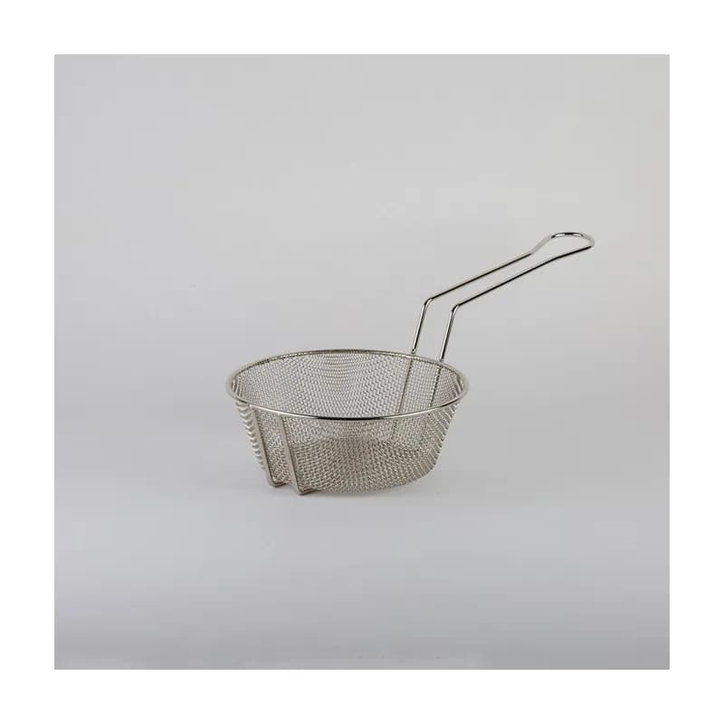 Culinary Basket 8 IN Stainless Steel Tinned Fine Mesh 1/Each