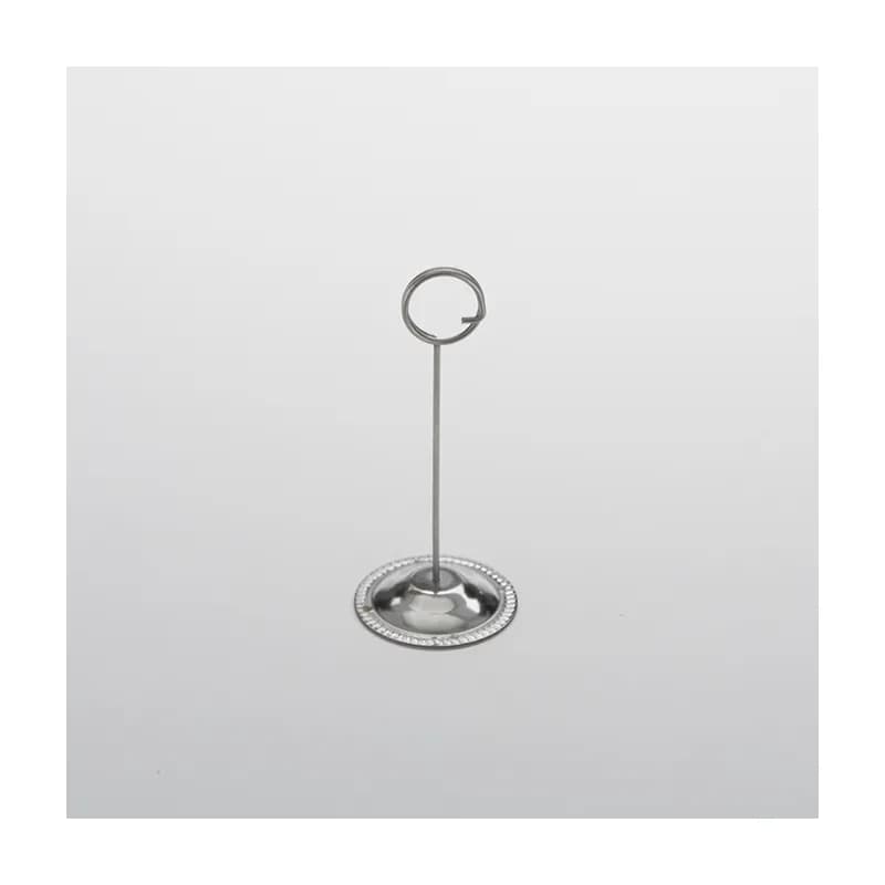 Card Holder 6 IN Stainless Steel Silver Dishwasher Safe 1/Each