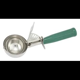 Ice Cream Disher Size 12 3.25 OZ 18/8 Stainless Steel Green 1/Each