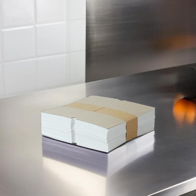 Burger Patty Sheet 5X5 IN Paper White 14000/Case