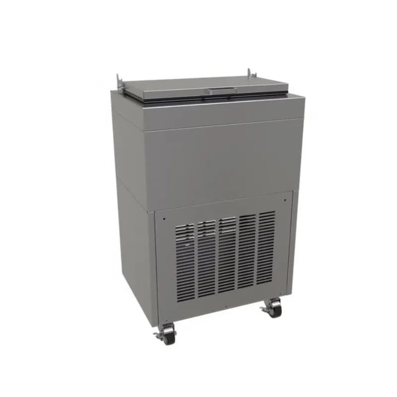 Ice Cream Freezer 18X24X36 IN Stainless Steel Cabinet Mobile 1/Each