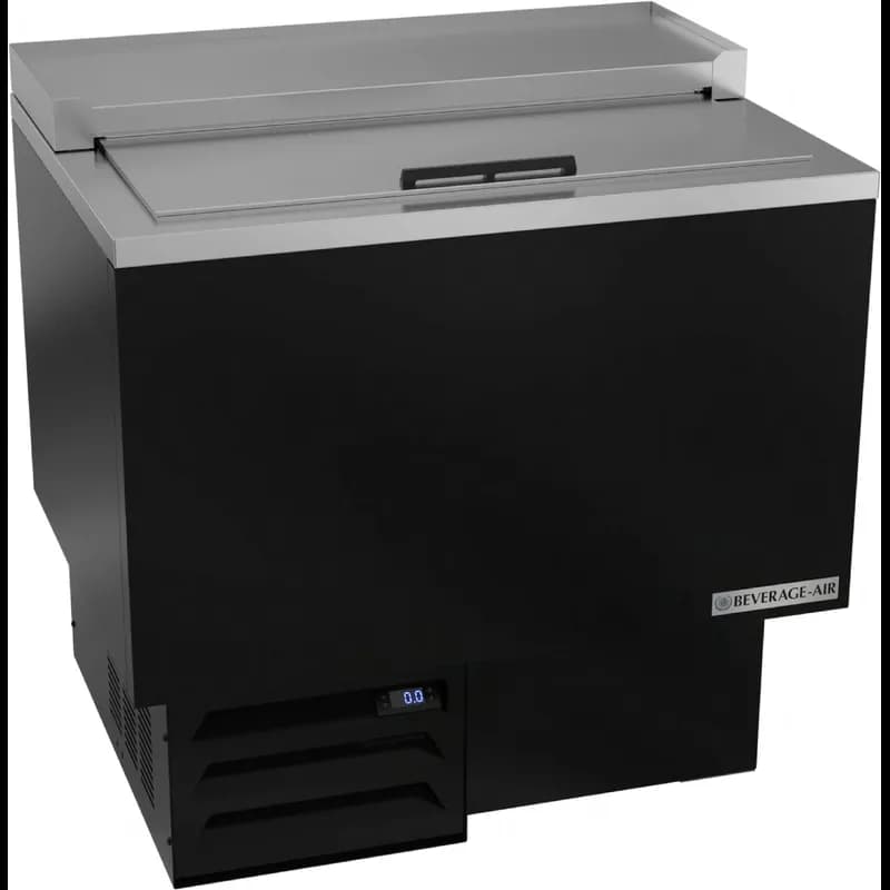 Glass Froster 34 IN Galvanized Steel Black Top Load 1/Each
