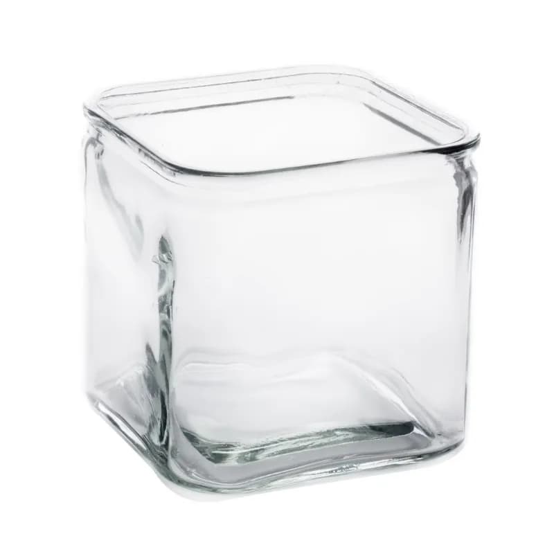 Jar 72 5.75 IN Glass Clear Square 1/Each
