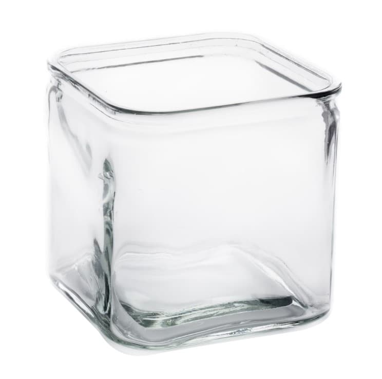 Jar 72 5.75 IN Glass Clear Square 1/Each