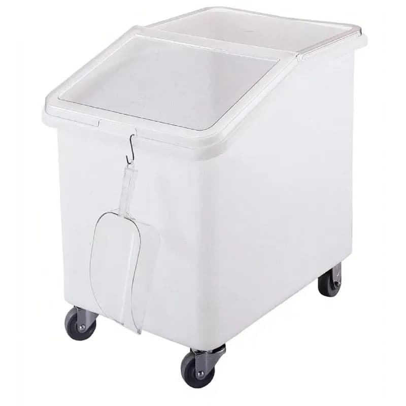 Ingredient Bin 37 GAL White Slant Top 1/Each