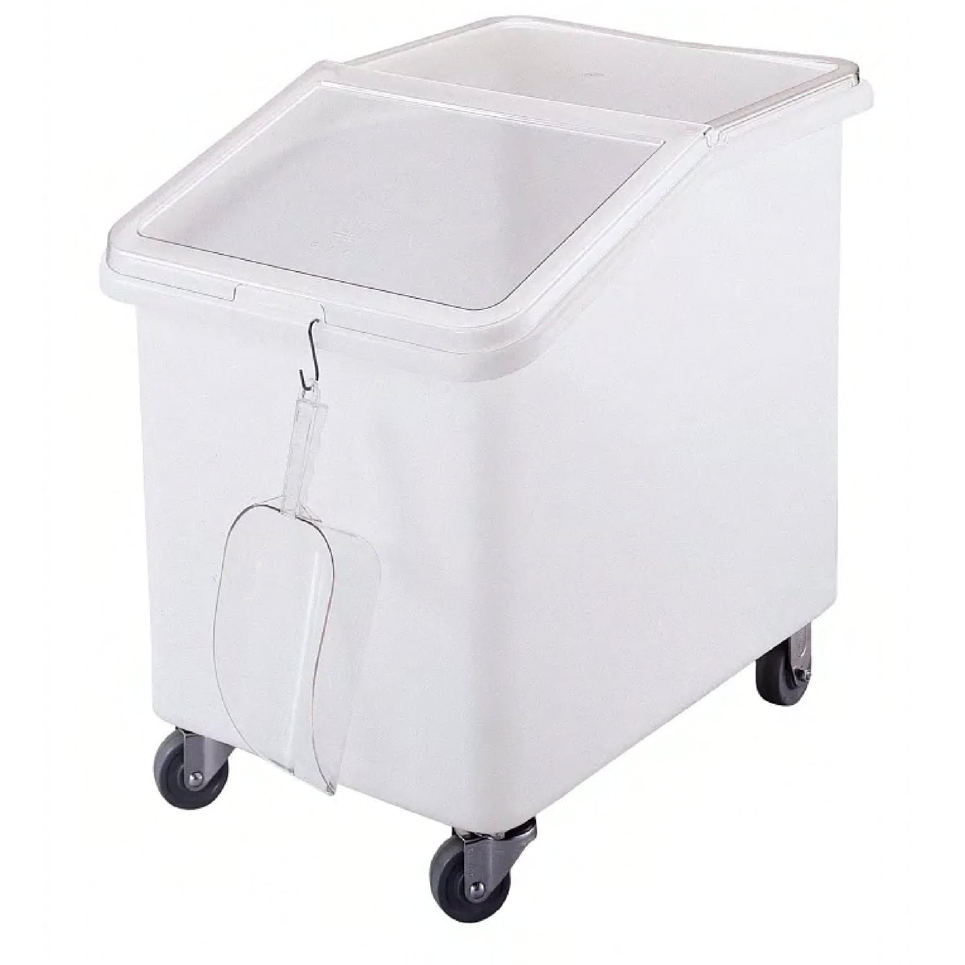 Ingredient Bin 37 GAL White Slant Top 1/Each