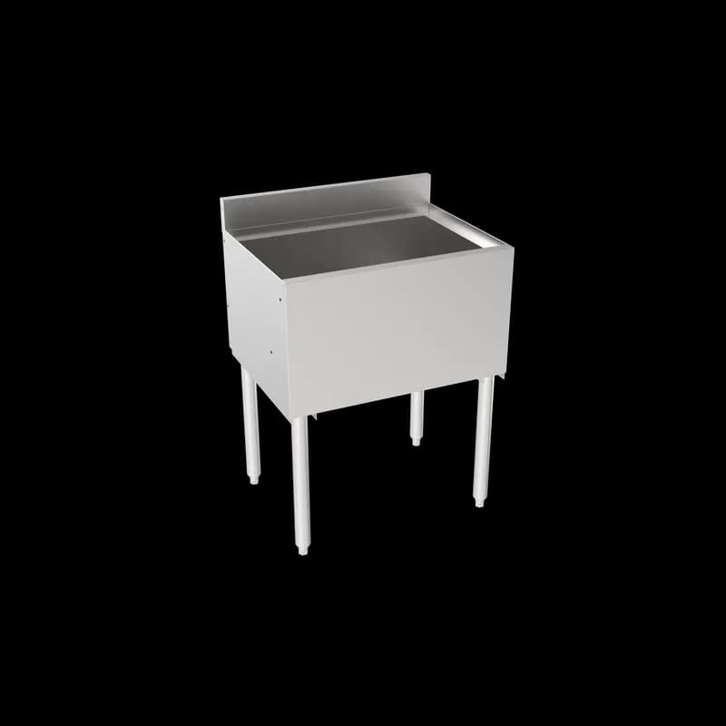 Silver Series Ice Bin 24X18.5X30 IN No Cold Plate 1/Each