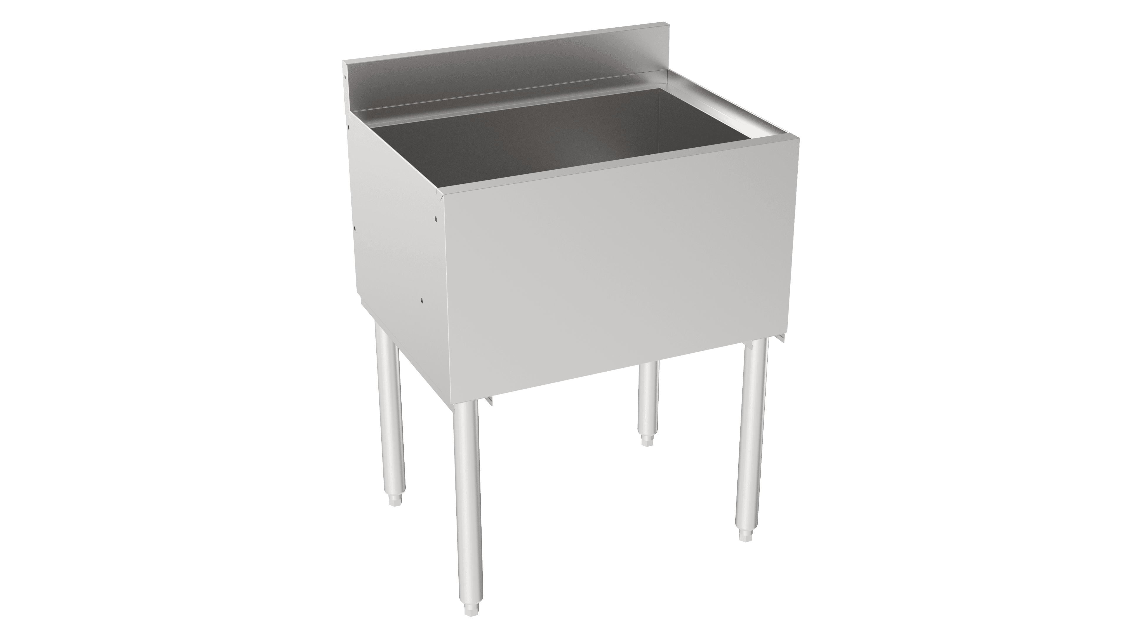 Silver Series Ice Bin 24X18.5X30 IN No Cold Plate 1/Each