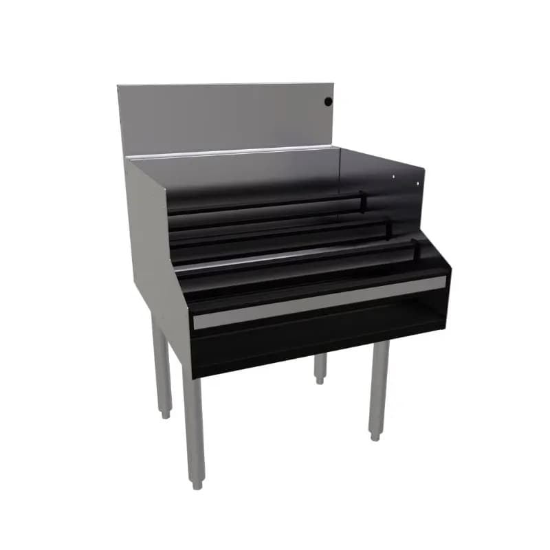 Bottle Display Unit 24X24X37 IN Stainless Steel 4 Levels 1/Each