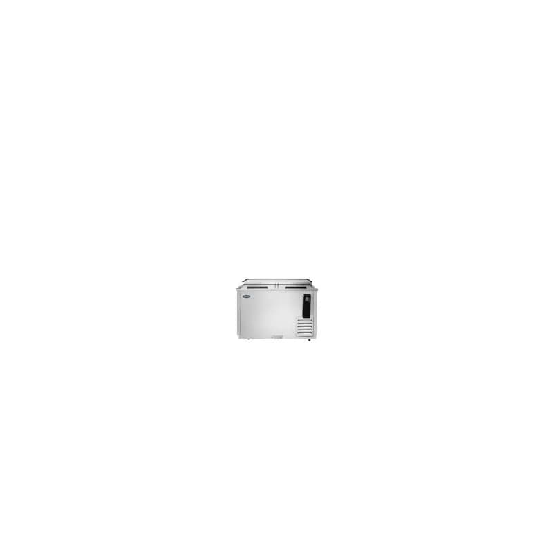 Bottle Cooler 50 IN Stainless Steel Stainless Steel Interior & Exterior 2 Sliding Lids 1/Each