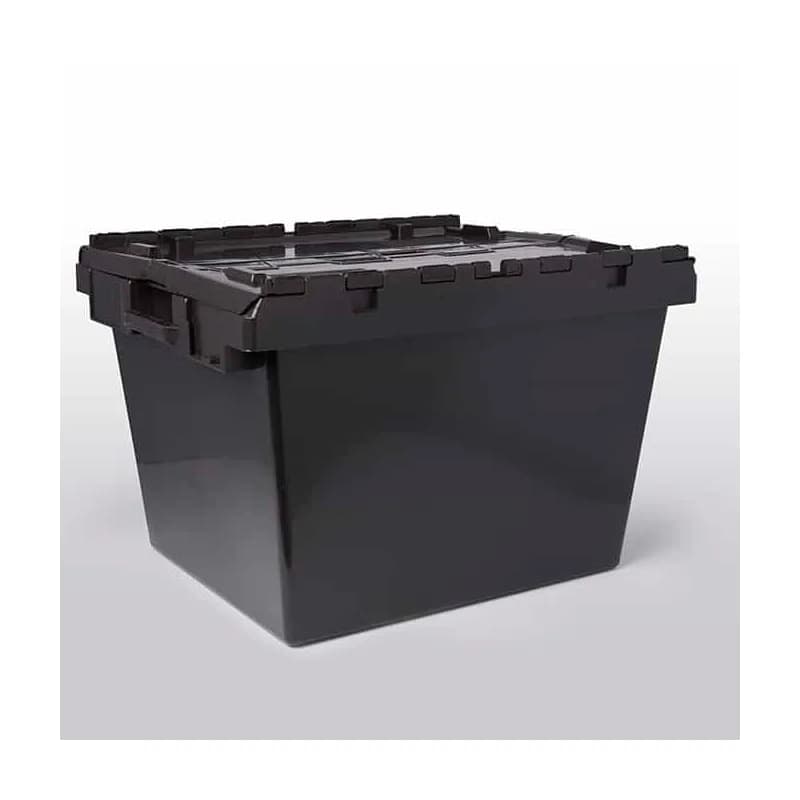 Storage Crate 27X22.75X18.13 IN PE Black For Chafer Stackable 1/Each