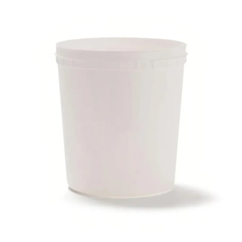 Pail & Lid 1 GAL PP White BPA Free 1/Each